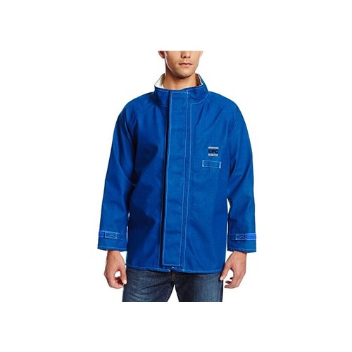 66-670 Blue Small Flame-Resistant Jacket - Fits 46" Chest - 30" Length