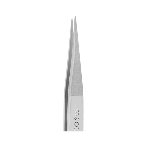 Straight Tweezers - Ceramic Straight Tip - 4.5" Length -.018" x.010" Thick - 00-S