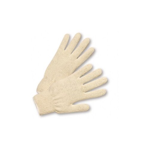 K7100S White Cotton/Polyester Glove Liners - Wing Thumb - 7.75" Length