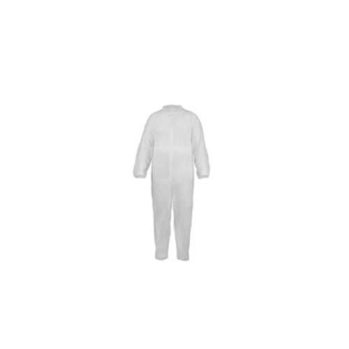 White Medium Polypropylene Disposable General Purpose Coveralls - pack of 50