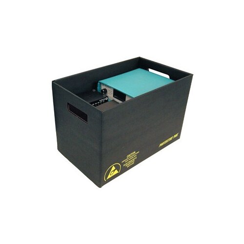 Impregnated Corrugated Cardboard ESD / Anti-Static Storage Container - 17" Length - 9 7/8" Wide