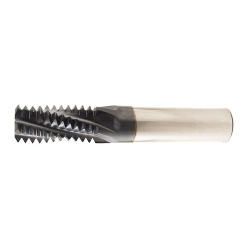 1/8-27 NPT/NPTF NPT Solid Carbide Thread Mill - 4 Flute - 4" Length - C