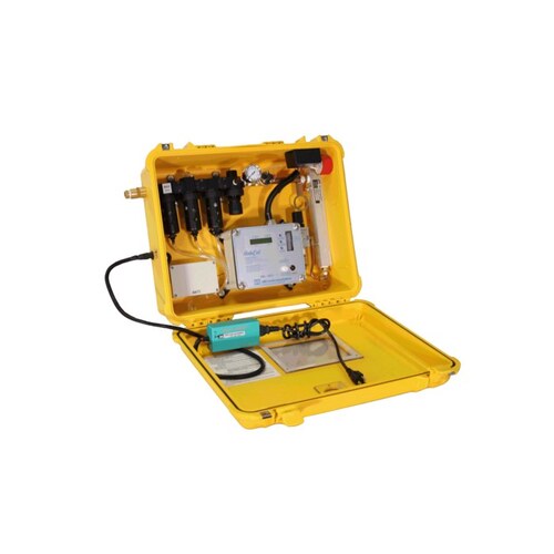 GfG Yellow Portable Gas Monitor 9025-- - CO (Carbon Monoxide) - O2 (Oxygen) - NiMH Rechargeable Battery