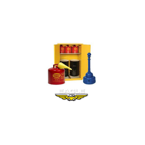 JUSTRITE SAFETY GROUP UI-10-FS Eagle Red Gal Safety Metal Gas Can