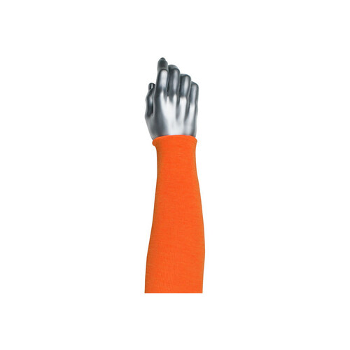 10-KANO24 Orange Glass Fiber/Kevlar/Polyester Cut-Resistant Arm Sleeve - 1 Ply - 24" Length - pack of 144
