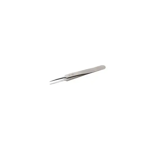 Erem 5SA Utility Tweezers - Stainless Steel Straight Tip - 4.528" Length