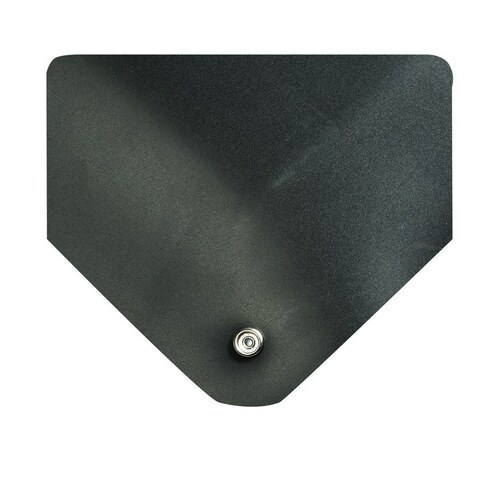786 Black Nitricell/Vinyl Smooth Anti-Fatigue Mat - 3 ft Width - 5 ft Length