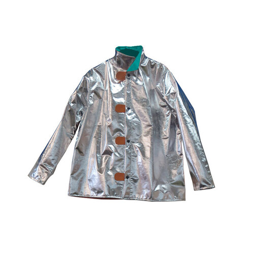 Chicago Protective Apparel 600ACF MD Medium Aluminized Carbon Fleece HeatResistant Jacket 30