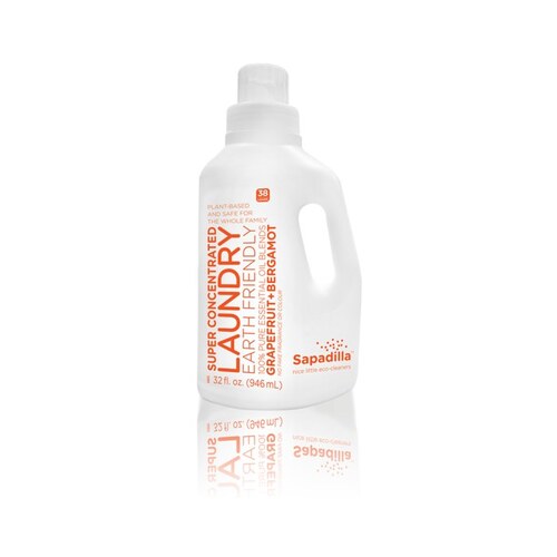 Laundry Liquid - Liquid 32 oz Bottle - Grapefruit + Bergamot Fragrance - pack of 6
