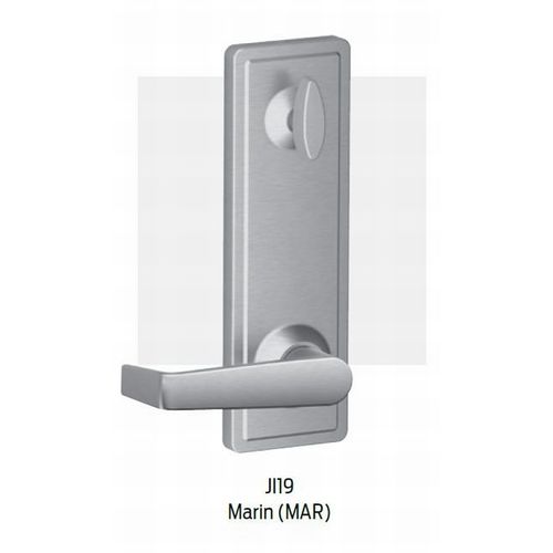 Interior Interconnected Lock Marin with Adjustable Latch and Full Lip Strike Satin Stainless Steel Finish
