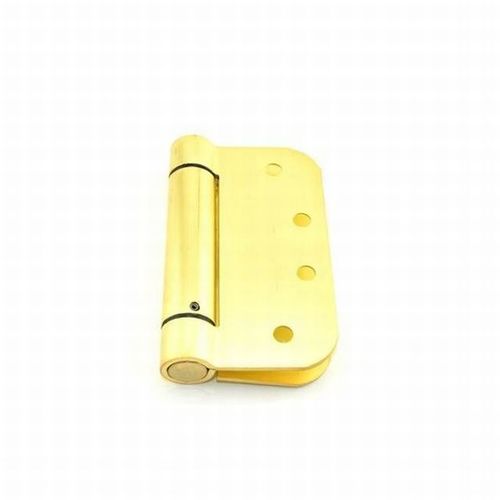 Stanley Security Solutions RD2068R44 4" x 4" 5/8" Radius Standard Weight Spring Hinge # 422202 Satin Brass Finish