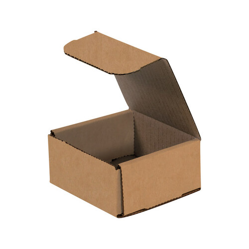 Kraft Corrugated Mailers - 4" x 4" x 2"