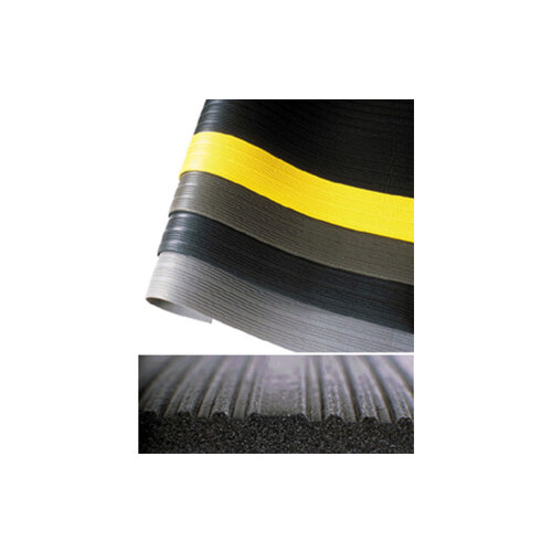 NOTRAX 410 Gray ClosedCell Foam Ribbed AntiFatigue Mat 3 ft Width