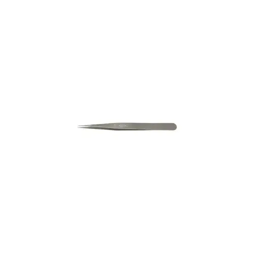 Erem 1SA Utility Tweezers - Stainless Steel Straight Tip - 4.724" Length