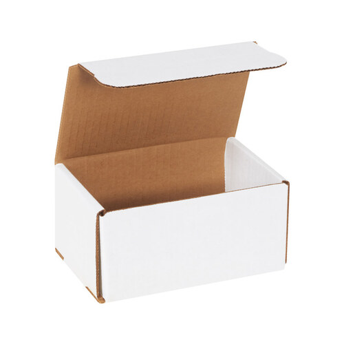Oyster White Corrugated Mailer - 6" x 4" x 3"