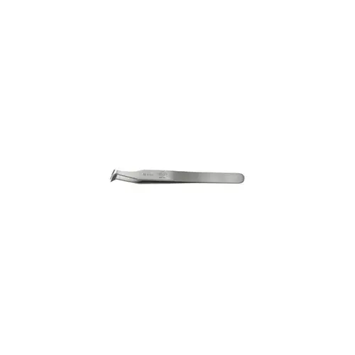 Erem 15AGW Cutting Tweezers - Steel Curved Tip - 4.528" Length