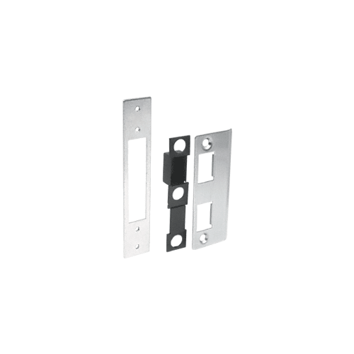 Deadlatch Strike Replacement Set for MS Deadlock With a Deadlatch Lock - Brushed Stainless