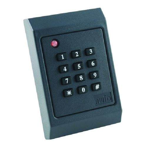 Combination Pin Pad and Switchplate Style Proximity Reader Black Finish
