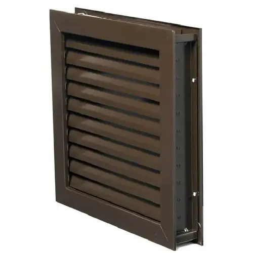 18" x 18" Fusible Link Louver for 1-3/4" 90 Minute Fire Rated Doors Dark Bronze Finish