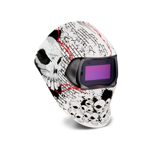 100 07-0012-31BY Helmet Assembly - Auto-Darkening Lens - Battery Powered - 3.66" Viewing Width - 1.73" Viewing Height