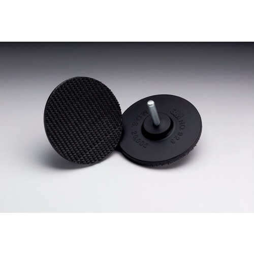 7493 Sanding Disc Backing Pad - Hook & Loop Attachment - Medium Density - 3" Diameter Black