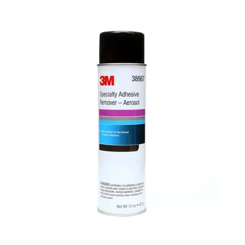 Specialty Adhesive Remover, 15 oz Aerosol Can, Liquid, Transparent