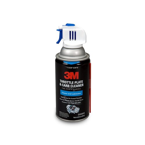 3M 8866 Throttle Plate and Carb Cleaner, 8.5 oz Aerosol Can, Light Amber, 44.5% VOC