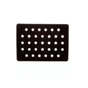 3M 28325 Clean Sanding Pad Hook Saver, 4 in L x 3 in W, Hook and Loop Attachment Black