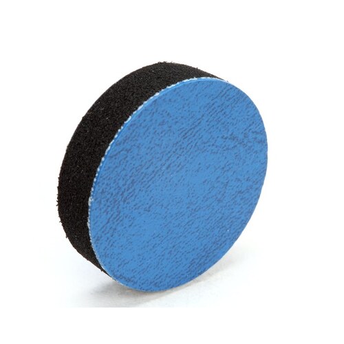 Regular Sanding Disc Backing Pad, 1-1/4 in Dia, Roloc TR Attachment Black/Blue