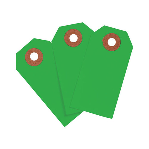Green Rectangle Cardstock Blank Tag - 1 5/8" 1 5/8" Width - 3 1/4" Height