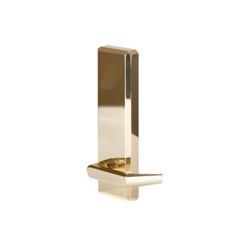 Sierra Passage Escutcheon Lever Trim Bright Brass Finish