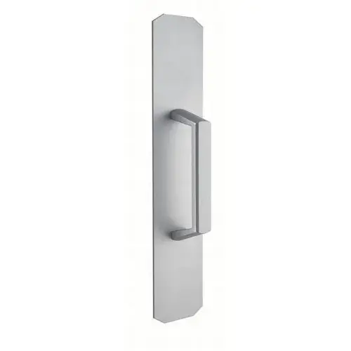 Dummy Escutcheon Pull Trim Satin Chrome Finish