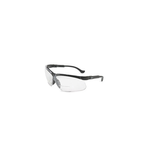 Honeywell S3760 Polycarbonate Magnifying Reader Safety Glasses Clear Lens Black Frame 1 00