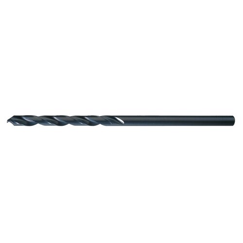 906 #59 Heavy-Duty Aircraft Extension Drill - Split 135 Point - 0.6875" Spiral Flute - Right Hand Cut - 6" Overall Length - High-Speed Steel - 0.041" Shank