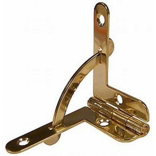 Quadrant Hinge Gold Plate on Stainless Steel Gold Finish