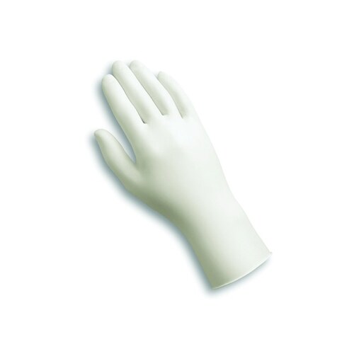 34-725 Clear Medium Powder Free Disposable Gloves - Food, Industrial, Medical Grade - 9" Length - Smooth Finish - 3 mil Thick - 5