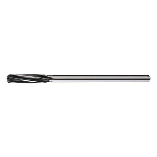 4030 Straight Shank Reamer - 3.5" Overall Length - 6 Flute - 0.1185" Straight Shank - High-Speed Steel - C
