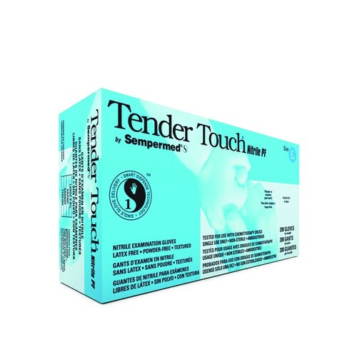 TTNF Blue X-Small Powder Free Disposable Gloves - Medical Grade - Rough Finish
