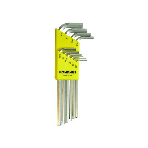 Long Arm Hex Key L-Wrench Set