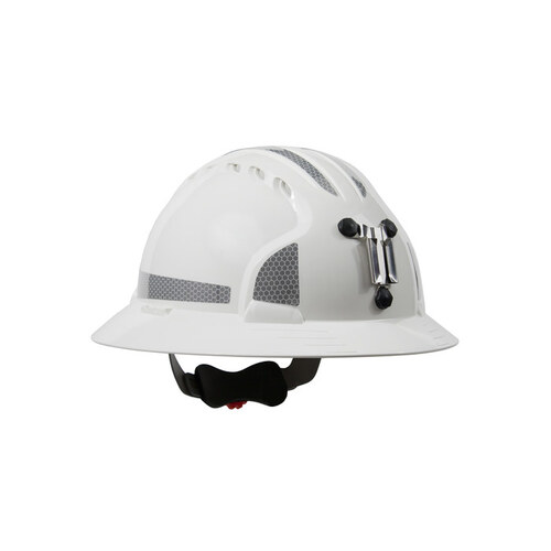 PIP 280-EV6161MCR2-10 280-EV6161MCR2 White Universal Full Brim Hard Hat ...