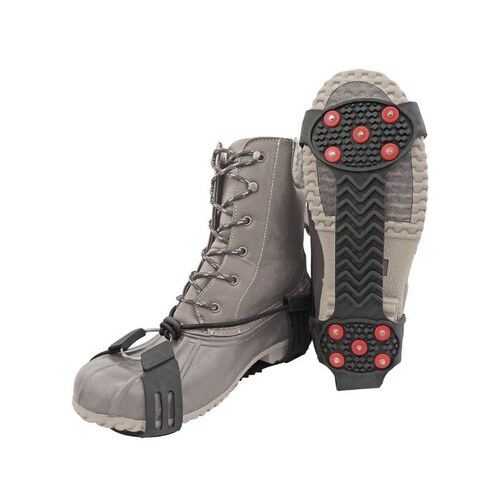 ITR3610 Black Large Traction Overshoes - Rubber Upper and Rubber Sole