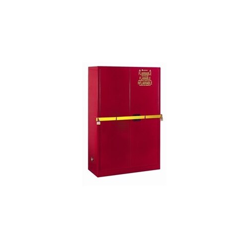 45 gal Red Hazardous Material Storage Cabinet - 43" Width - 65" Height - Floor Standing