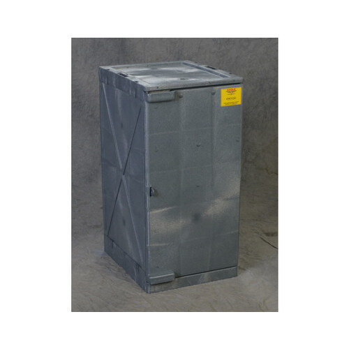 12 gal Gray Safety Cabinet - 18" Width - 36" Height - Floor Standing