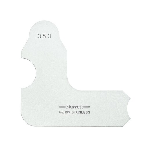 Starrett 167350 Steel Radius Gauge