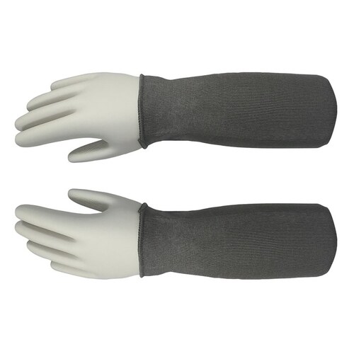 00- Gray Graphene Cut-Resistant Arm Sleeve - 18" Length