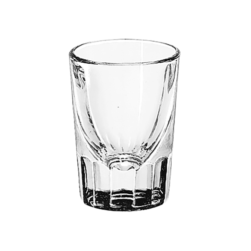 Libbey 1.25 Ounce Fluted Whiskey Shot Glass, 48 Each