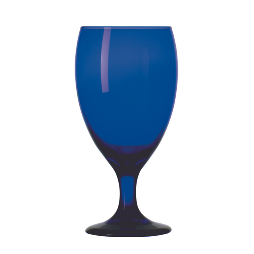 Libbey Iced Tea 16 Ounce Blue Cobalt Tall Glass, 12 Each