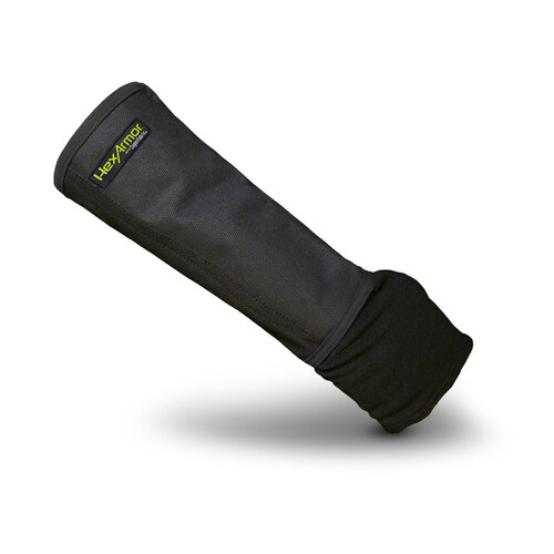 Black SuperFabric Cut-Resistant Arm Sleeve - ANSI A8 Cut Resistance