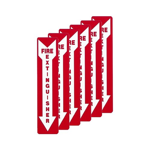 B-302 Polyester Red Fire Equipment Sign - 4" Width x 18" Height - Laminated
