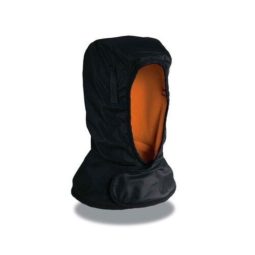 6842 Black Polyester Fleece Cold Weather Liner - Head & Neck Liner - Hook & Loop Fitting